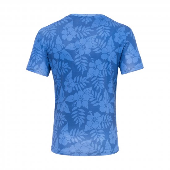 Loyalty & Faith Sneak T-shirt Blue - Μακό μπλουζάκια - Aνδρικά μπλουζεσ μεγάλα μεγέθη