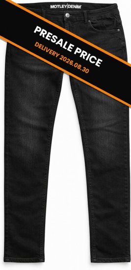 Motley Denim Soho 5-Pocket Jeans Black - Τζιν και παντελόνια - Aνδρικα τζιν παντελόνια μεγάλα μεγέθη