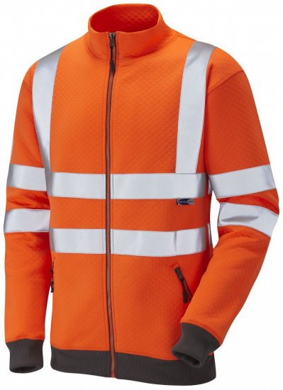 Leo Libbaton Track Top Hi-Vis Orange - Ρούχα εργασίας - Aνδρικά ρούχα εργασίας μεγάλα μεγέθη