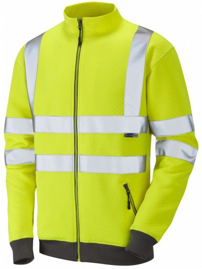 Leo Libbaton Track Top Hi-Vis Yellow - Ρούχα εργασίας - Aνδρικά ρούχα εργασίας μεγάλα μεγέθη