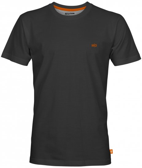 Motley Denim Stockholm T-shirt Charcoal - Μακό μπλουζάκια - Aνδρικά μπλουζεσ μεγάλα μεγέθη
