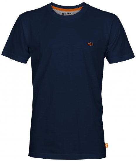 Motley Denim Stockholm T-shirt Navy - Μακό μπλουζάκια - Aνδρικά μπλουζεσ μεγάλα μεγέθη
