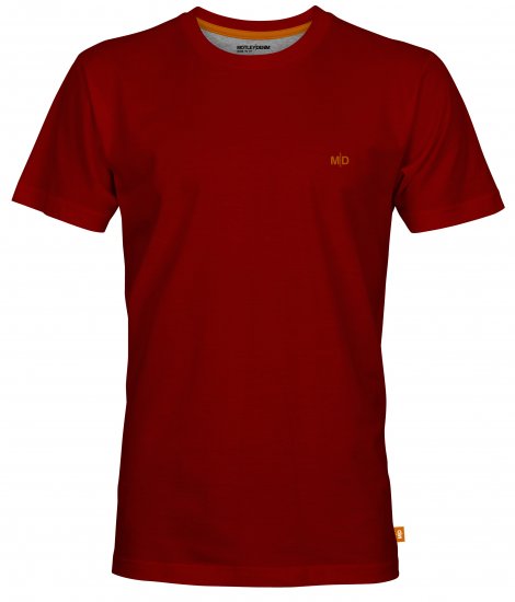 Motley Denim Stockholm T-shirt Red - Μακό μπλουζάκια - Aνδρικά μπλουζεσ μεγάλα μεγέθη