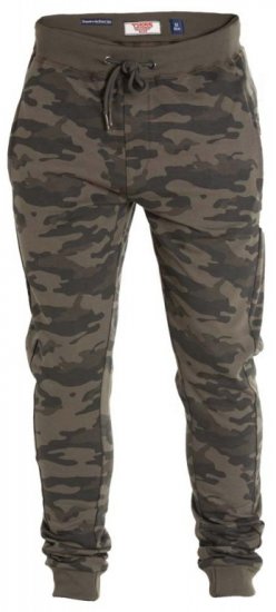 D555 Sutton Sweatpants Camo - Αθλητικές φόρμες/σορτσάκια - Αθλητικές Φόρμες ανδρικεσ μεγάλα μεγέθη