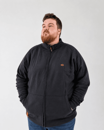 Motley Denim London Sweatshirt Black - φούτερ/Φούτερ με κουκούλα - φούτερ/Φούτερ με κουκούλα ανδρικά μεγάλα μεγέθη 