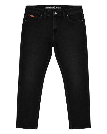 Motley Denim Soho 5-Pocket Jeans Black - Τζιν και παντελόνια - Aνδρικα τζιν παντελόνια μεγάλα μεγέθη