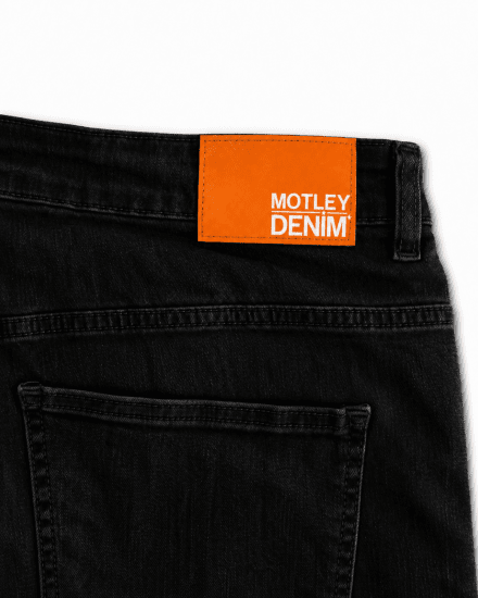 Motley Denim Soho 5-Pocket Jeans Black - Τζιν και παντελόνια - Aνδρικα τζιν παντελόνια μεγάλα μεγέθη