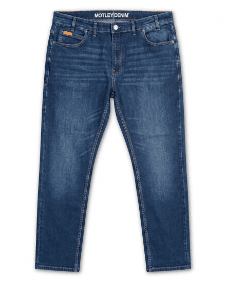 Motley Denim Soho 5-Pocket Jeans Mid Wash - Τζιν και παντελόνια - Aνδρικα τζιν παντελόνια μεγάλα μεγέθη