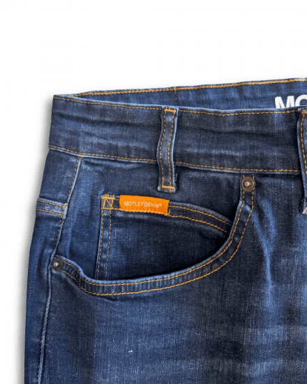 Motley Denim Soho 5-Pocket Jeans Mid Wash - Τζιν και παντελόνια - Aνδρικα τζιν παντελόνια μεγάλα μεγέθη