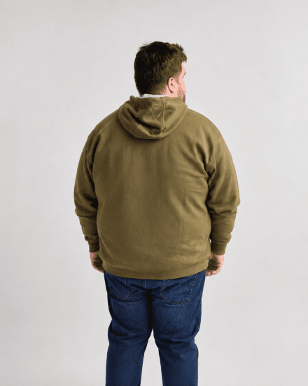 Motley Denim Copenhagen Hoodie Dark Khaki - φούτερ/Φούτερ με κουκούλα - φούτερ/Φούτερ με κουκούλα ανδρικά μεγάλα μεγέθη 