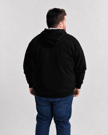 Motley Denim Copenhagen Hoodie Black - φούτερ/Φούτερ με κουκούλα - φούτερ/Φούτερ με κουκούλα ανδρικά μεγάλα μεγέθη 