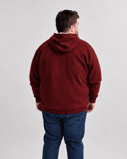 Motley Denim Copenhagen Hoodie Red - φούτερ/Φούτερ με κουκούλα - φούτερ/Φούτερ με κουκούλα ανδρικά μεγάλα μεγέθη 