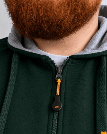 Motley Denim Copenhagen Hoodie Racing Green - φούτερ/Φούτερ με κουκούλα - φούτερ/Φούτερ με κουκούλα ανδρικά μεγάλα μεγέθη 