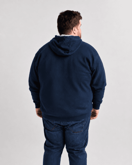 Motley Denim Copenhagen Hoodie Dark Indigo - φούτερ/Φούτερ με κουκούλα - φούτερ/Φούτερ με κουκούλα ανδρικά μεγάλα μεγέθη 