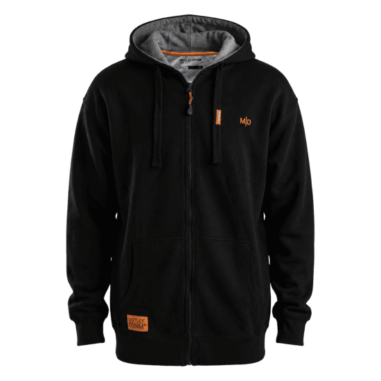 Motley Denim Copenhagen Hoodie Black - φούτερ/Φούτερ με κουκούλα - φούτερ/Φούτερ με κουκούλα ανδρικά μεγάλα μεγέθη 