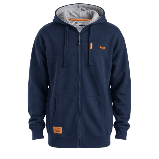 Motley Denim Copenhagen Hoodie Dark Indigo - φούτερ/Φούτερ με κουκούλα - φούτερ/Φούτερ με κουκούλα ανδρικά μεγάλα μεγέθη 