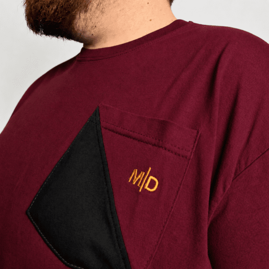 Motley Denim Milan Μπλουζάκι Κόκκινο - Μακό μπλουζάκια - Aνδρικά μπλουζεσ μεγάλα μεγέθη