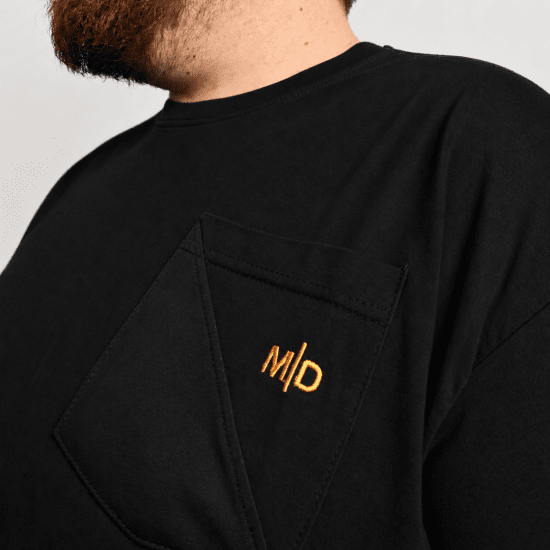 Motley Denim Milan Μπλουζάκι Μαύρο - Μακό μπλουζάκια - Aνδρικά μπλουζεσ μεγάλα μεγέθη