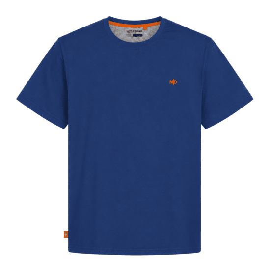 Motley Denim Stockholm T-shirt Royal Blue - Μακό μπλουζάκια - Aνδρικά μπλουζεσ μεγάλα μεγέθη