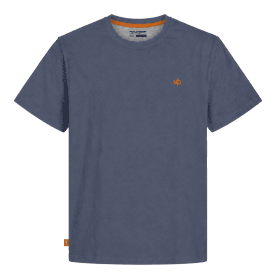 Motley Denim Stockholm T-shirt Light Indigo - Μακό μπλουζάκια - Aνδρικά μπλουζεσ μεγάλα μεγέθη