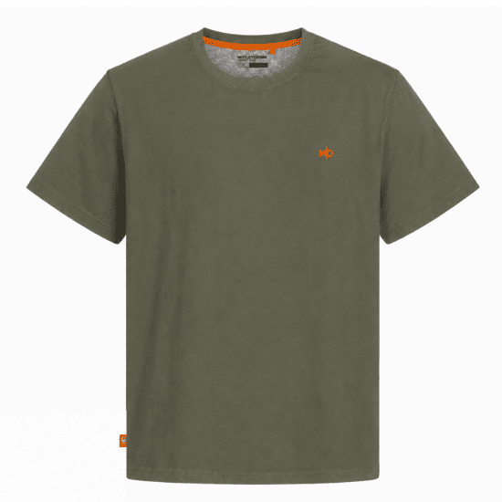 Motley Denim Stockholm T-shirt Dark Khaki - Μακό μπλουζάκια - Aνδρικά μπλουζεσ μεγάλα μεγέθη