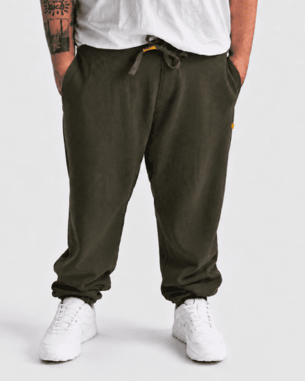 Motley Denim Berlin Sweatpants Dark Khaki - Αθλητικές φόρμες/σορτσάκια - Αθλητικές Φόρμες ανδρικεσ μεγάλα μεγέθη