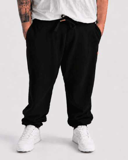 Motley Denim Berlin Sweatpants Black - Αθλητικές φόρμες/σορτσάκια - Αθλητικές Φόρμες ανδρικεσ μεγάλα μεγέθη