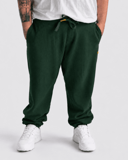 Motley Denim Berlin Sweatpants Racing Green - Αθλητικές φόρμες/σορτσάκια - Αθλητικές Φόρμες ανδρικεσ μεγάλα μεγέθη
