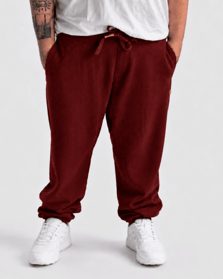 Motley Denim Berlin Sweatpants Red - Αθλητικές φόρμες/σορτσάκια - Αθλητικές Φόρμες ανδρικεσ μεγάλα μεγέθη