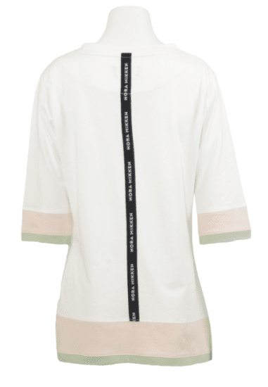 Nora Mikken ANNELI T-Shirt White - Μακό μπλουζάκια - 