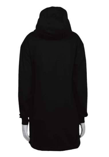 Nora Mikken KRISTINA Long Hoodie Black - Φούτερ/Φούτερ με κουκούλα - 