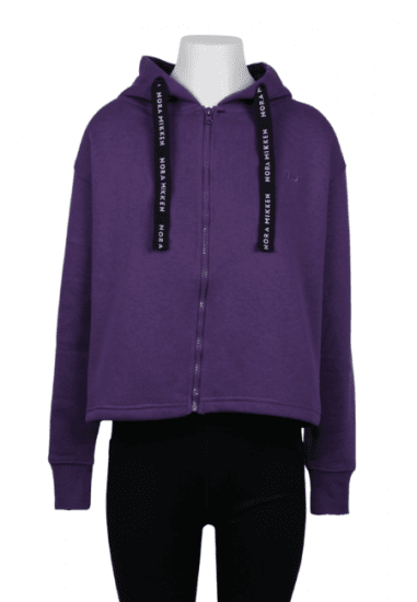 Nora Mikken GERTRUD Cropped Hoodie Purple - ΓΥΝΑΙΚΕΊΑ ΡΟΎΧΑ XS-XXL - 