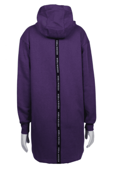 Nora Mikken KADRI Long Hoodie Purple - Φούτερ/Φούτερ με κουκούλα - 