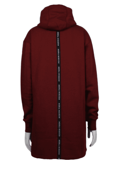 Nora Mikken KADRI Long Hoodie Burgundy - Φούτερ/Φούτερ με κουκούλα - 