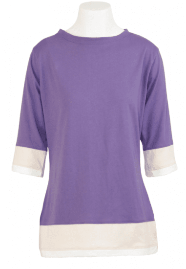 Nora Mikken ANNELI T-Shirt Purple - Μακό μπλουζάκια - 