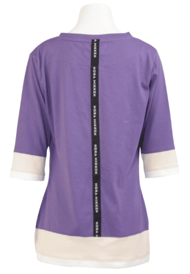 Nora Mikken ANNELI T-Shirt Purple - Μακό μπλουζάκια - 