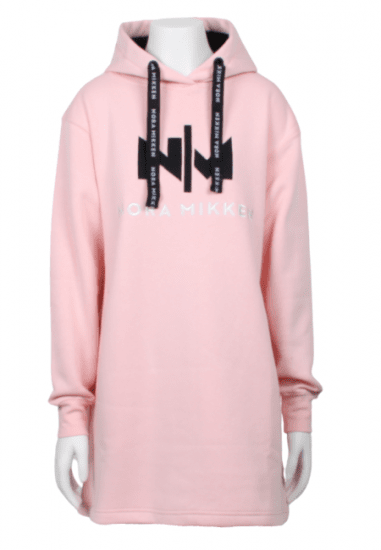 Nora Mikken KADRI Long Hoodie PINK - Φούτερ/Φούτερ με κουκούλα - 