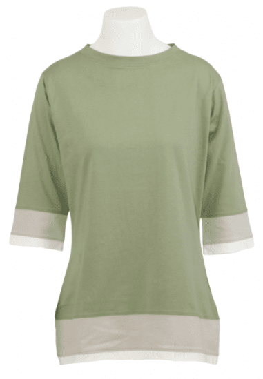 Nora Mikken ANNELI T-Shirt Green - Μακό μπλουζάκια - 