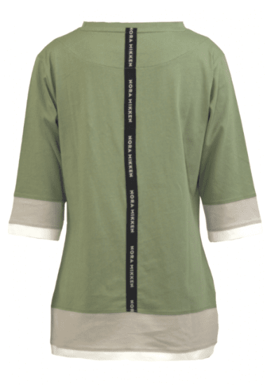 Nora Mikken ANNELI T-Shirt Green - Μακό μπλουζάκια - 
