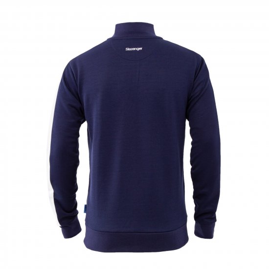 Slazenger Vince Track Jacket Navy - φούτερ/Φούτερ με κουκούλα - φούτερ/Φούτερ με κουκούλα ανδρικά μεγάλα μεγέθη 