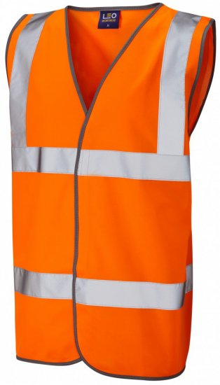 Leo Tarka Waistcoat Hi-Vis Orange - Ρούχα εργασίας - Aνδρικά ρούχα εργασίας μεγάλα μεγέθη