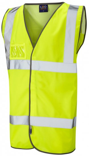 Leo Velator Mesh Back Waistcoat Hi-Vis Yellow - Ρούχα εργασίας - Aνδρικά ρούχα εργασίας μεγάλα μεγέθη
