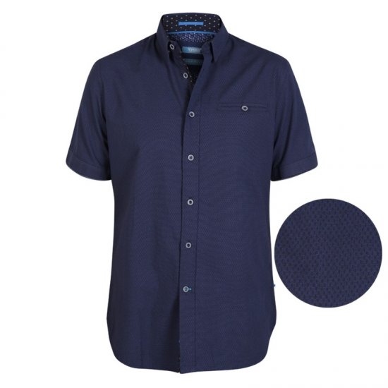 D555 Wesson Shirt Navy - Πουκάμισα - Aνδρικά πουκαμισα μεγαλα μεγάλα μεγέθη