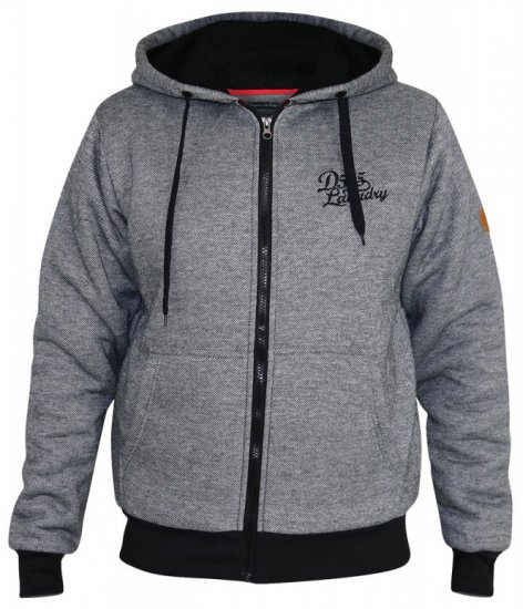 D555 William Sherpa Lined Hoodie - φούτερ/Φούτερ με κουκούλα - φούτερ/Φούτερ με κουκούλα ανδρικά μεγάλα μεγέθη 
