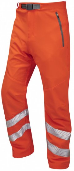 Leo Landcross Stretch Pants Hi-Vis Orange - Ρούχα εργασίας - Aνδρικά ρούχα εργασίας μεγάλα μεγέθη