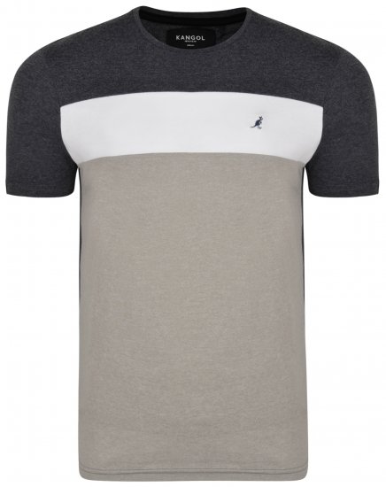 Kangol Zeek T-shirt Grey - Μακό μπλουζάκια - Aνδρικά μπλουζεσ μεγάλα μεγέθη